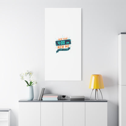 4AM Club New Year Graphic Canvas | Holiday Party Novelty, Festive New Year Decor
