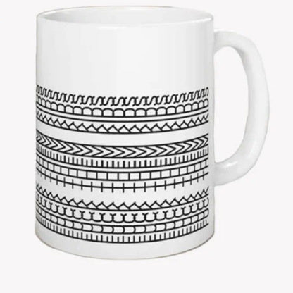 Ceramic Kitchen Hidden Information Coffee Cup