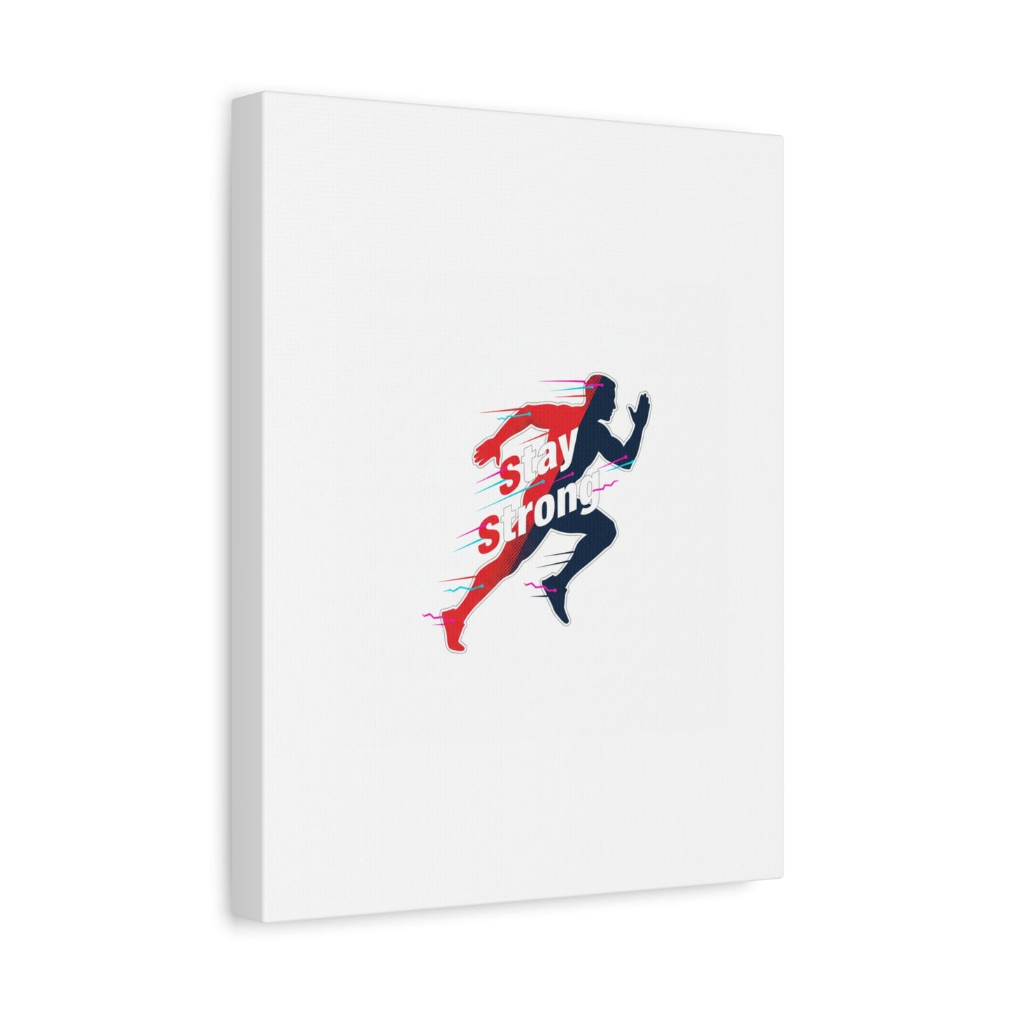Stay Strong Runner Canvas | Fitness Motivation, Gym Wall Art