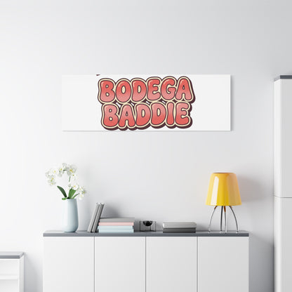 Bodega Baddie Matte Canvas, Stretched | NYC Y2K Corner Store Vibes