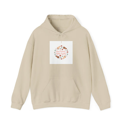 Platonic Love Floral Wreath Hoodie | Friendship Valentine, Galentine’s
