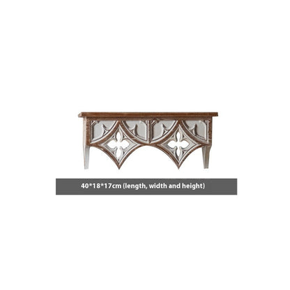 Pastoral Style Bed & Breakfast Flower Shelf Background Wall Decoration Shelf