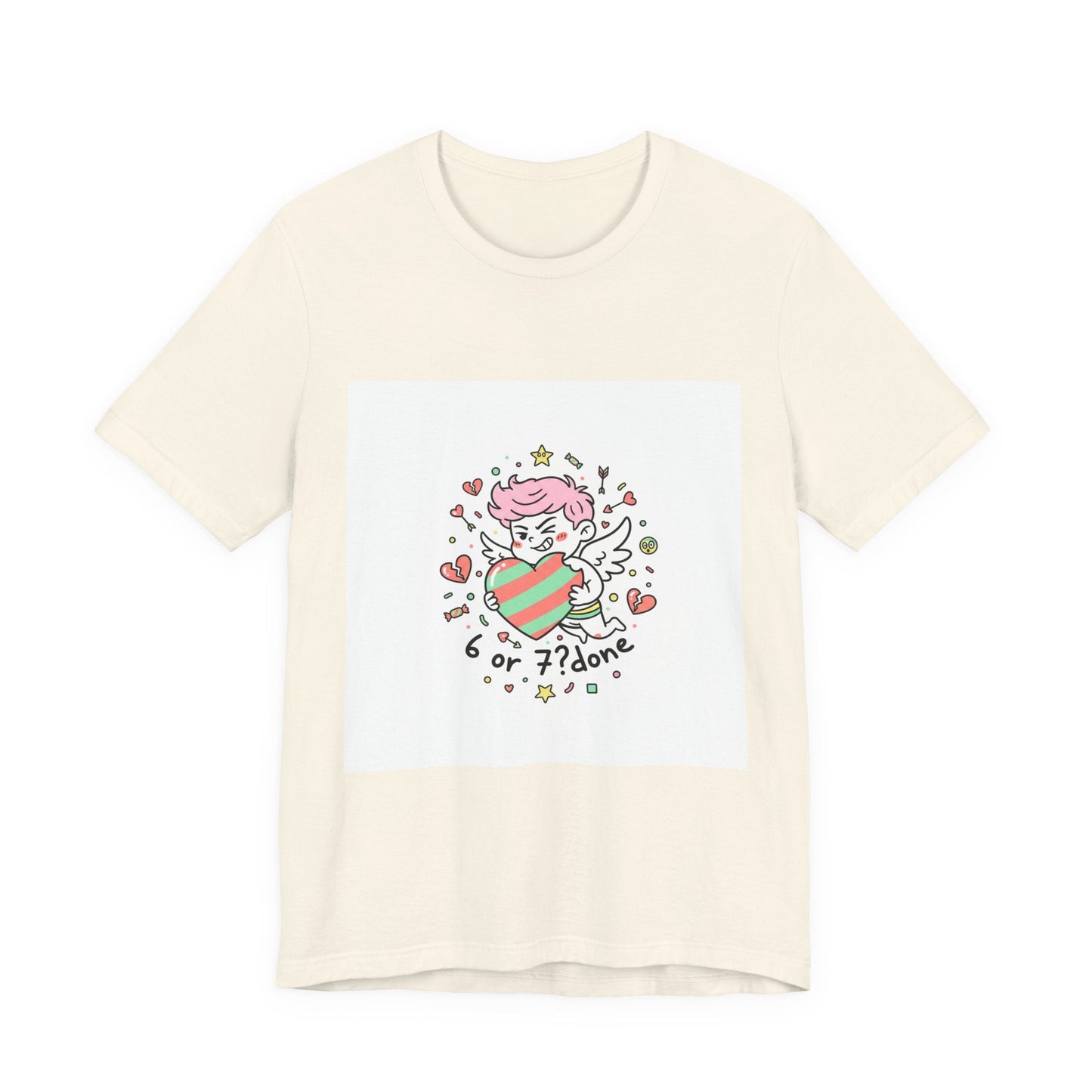 6 7 Weird Cupid Crewneck | Viral Valentine's Sweatshirt | Funny Quirky Love