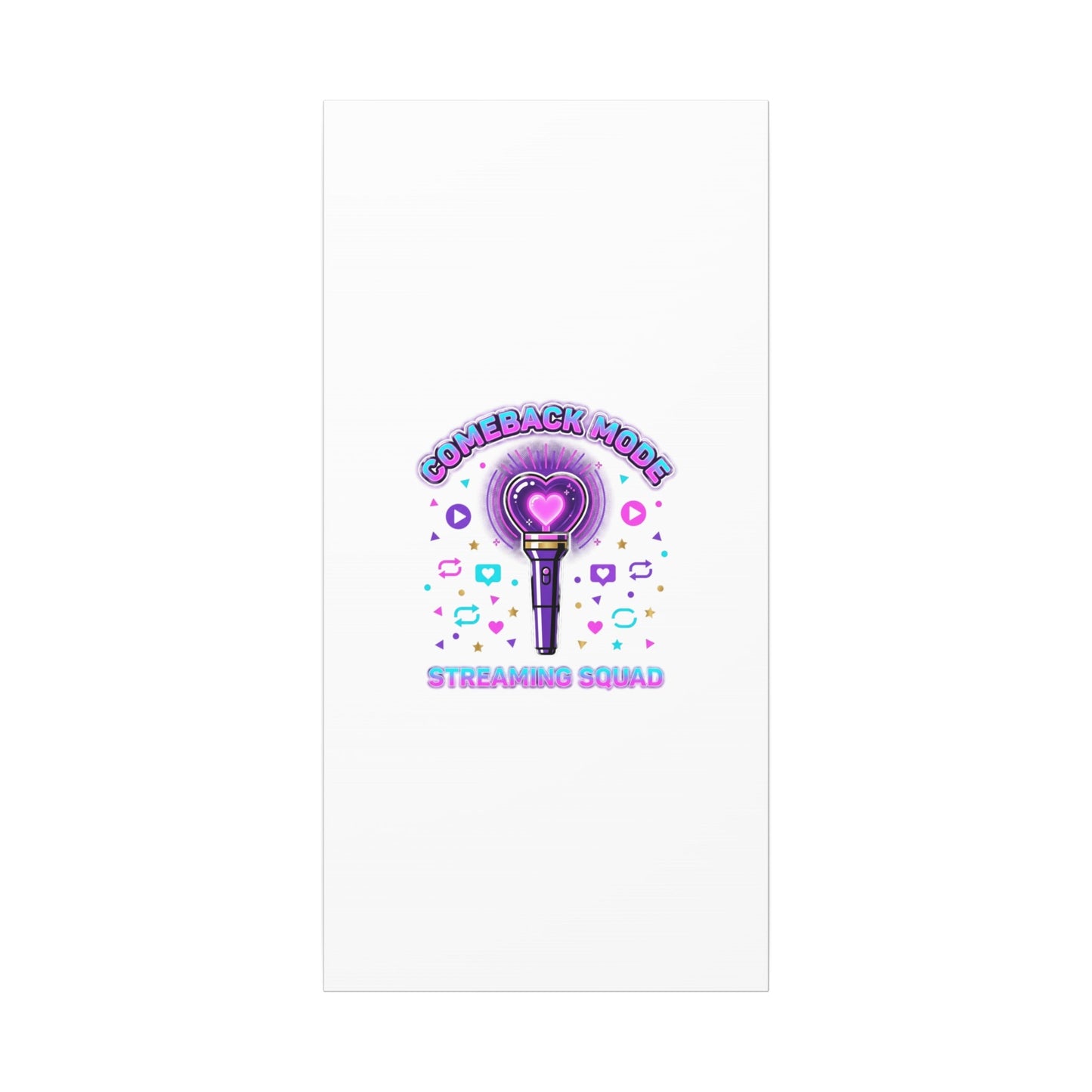 Comeback Mode Lightstick Canvas | K-pop Comeback, Streaming Squad