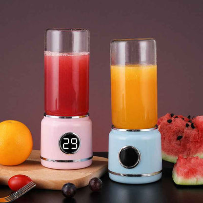 Electric charging juicer cup