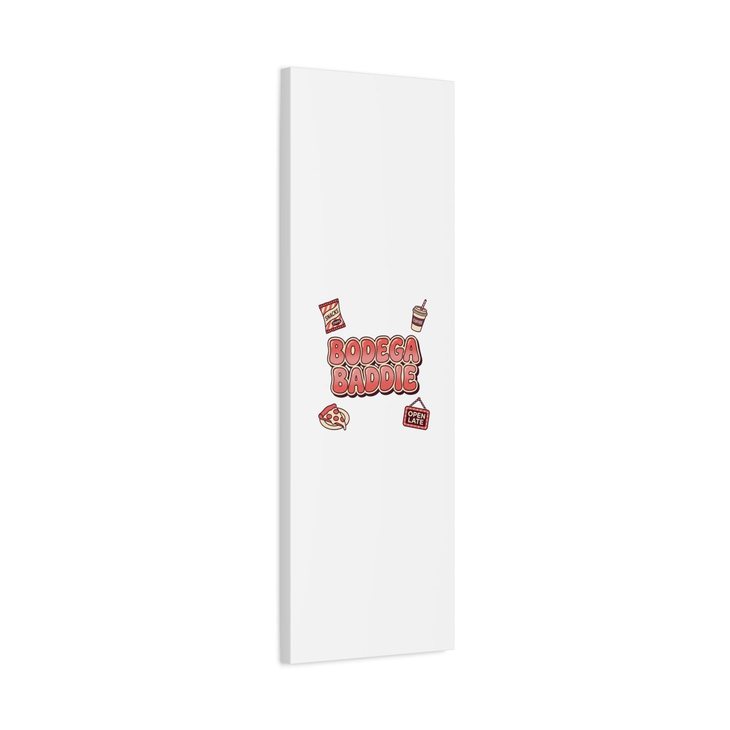 Bodega Baddie Matte Canvas, Stretched | NYC Y2K Corner Store Vibes