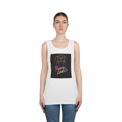 Retro Funny Dog Tank Top — Cute Future Vibes