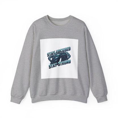 Stay Focused Stay Strong Sweatshirt | winter workout shirt, gym motivation