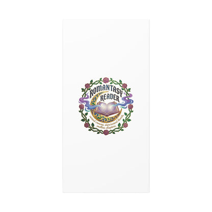 Romantasy Reader Canvas Print | enchanted bookish celestial gothic