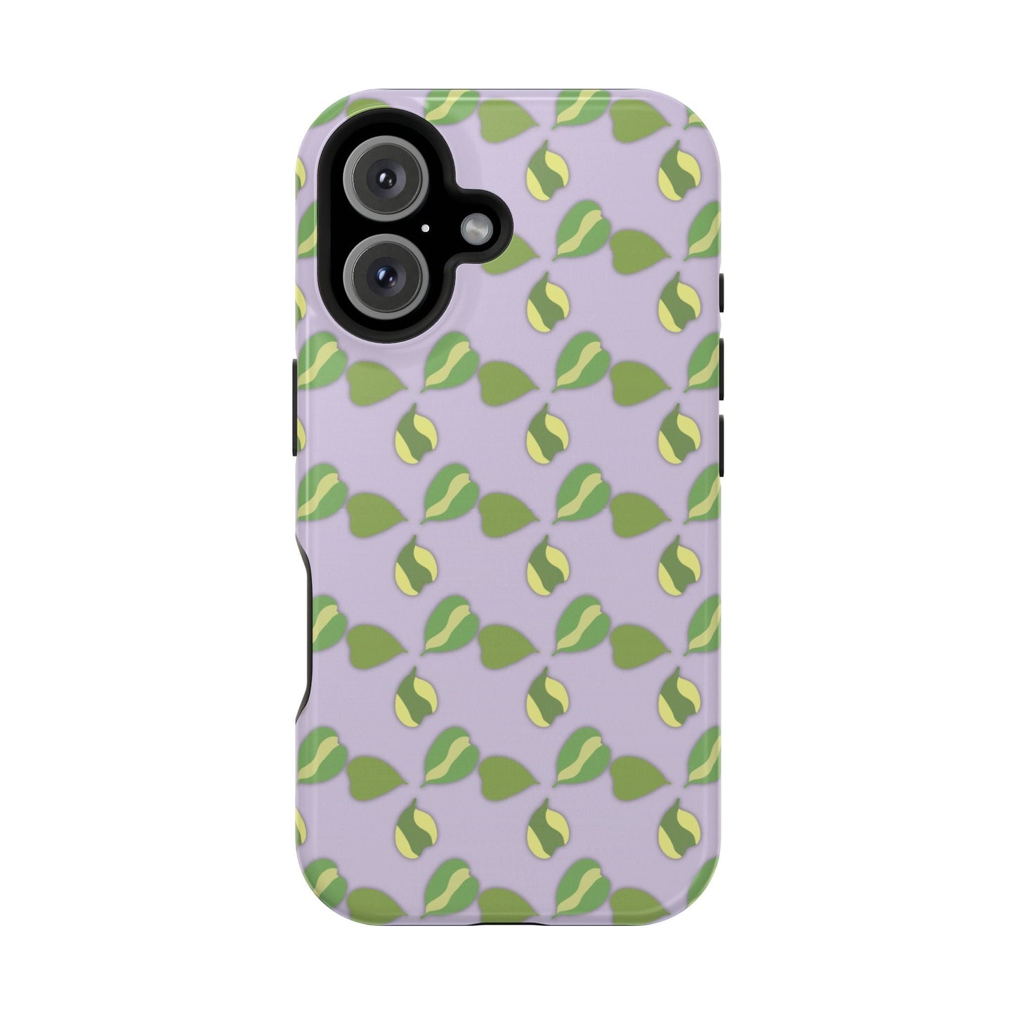 Hoya Kerrii Pattern Phone Case – Dual Layer Protective Cover