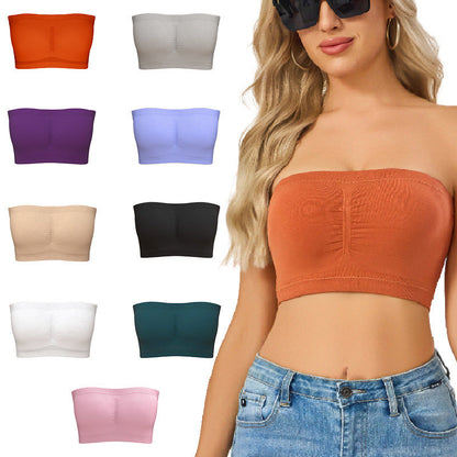 Invisible Seamless Strapless Bra - Back-Slimming & Anti-Exposure Bralette (S-6XL)