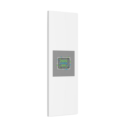 2026 Loading 99% Canvas | NYE countdown, retro system interface