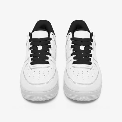 NESTDEER 977. AF1 Low-Top Leather Sports Sneakers - Tongue Printable