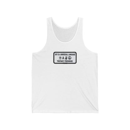 Tank Top — Joy Is A Universal Language Graphic Tank (Tristan’s Treetribe)