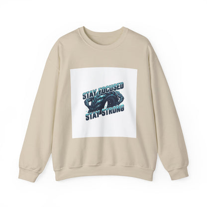 Stay Focused Stay Strong Sweatshirt | winter workout shirt, gym motivation