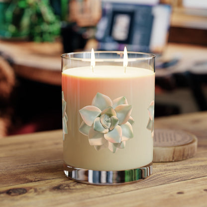 Graptoveria Titubans Succulent Soy Candle 11 oz – Three Scent Options