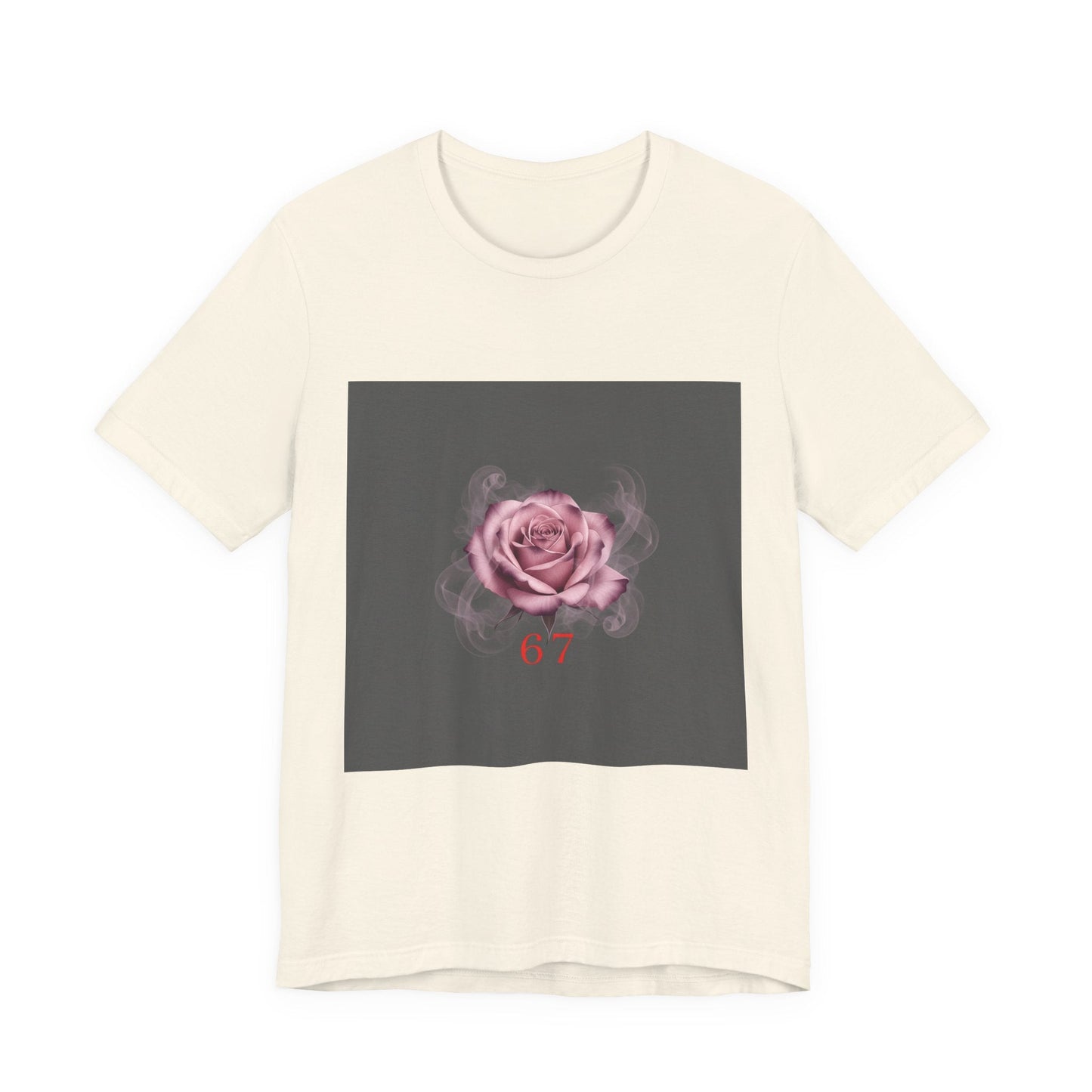 6 7 Rose Smoke Tee | Viral Valentine's Gothic Rose Shirt | 6 7 Meaning Dark Romance