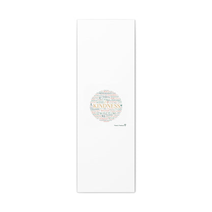 Kindness Word Cloud Canvas | Fresh Start Minimalist Wall Art