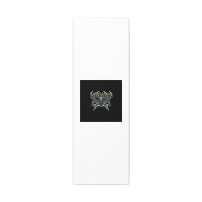 Love My Dog metal font Canvas | gothic wellness quote, edgy self-care merch