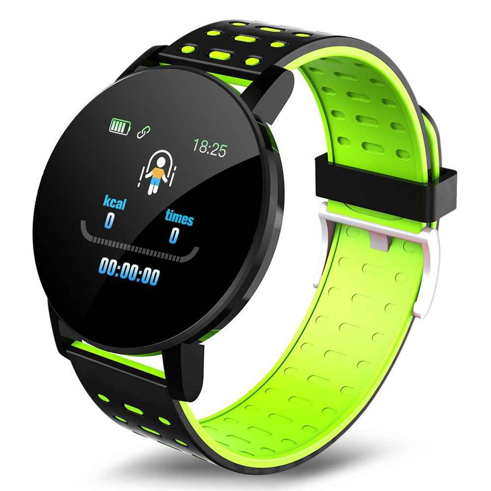 119 Plus Smart Watch - IP67 Waterproof Fitness Tracker with Heart Rate & Sleep Monitor