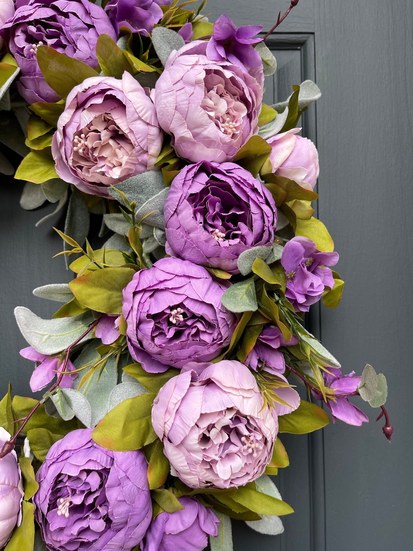 Blush Pink Peony Spring Wreath