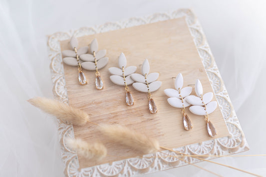 Clay Earrings | Fluer Dangles | Luxe Collection