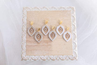 Clay Earrings | Luxe Crystal Dangles | Luxe Collection