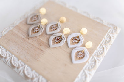 Clay Earrings | Luxe Crystal Dangles | Luxe Collection