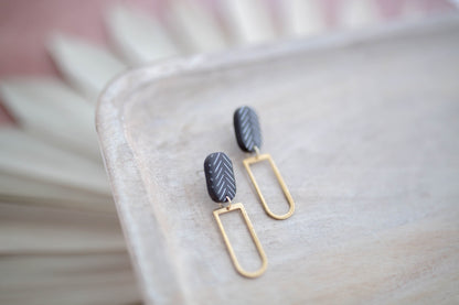 Clay Earrings | Simple Desert Dangles | Desert Collection
