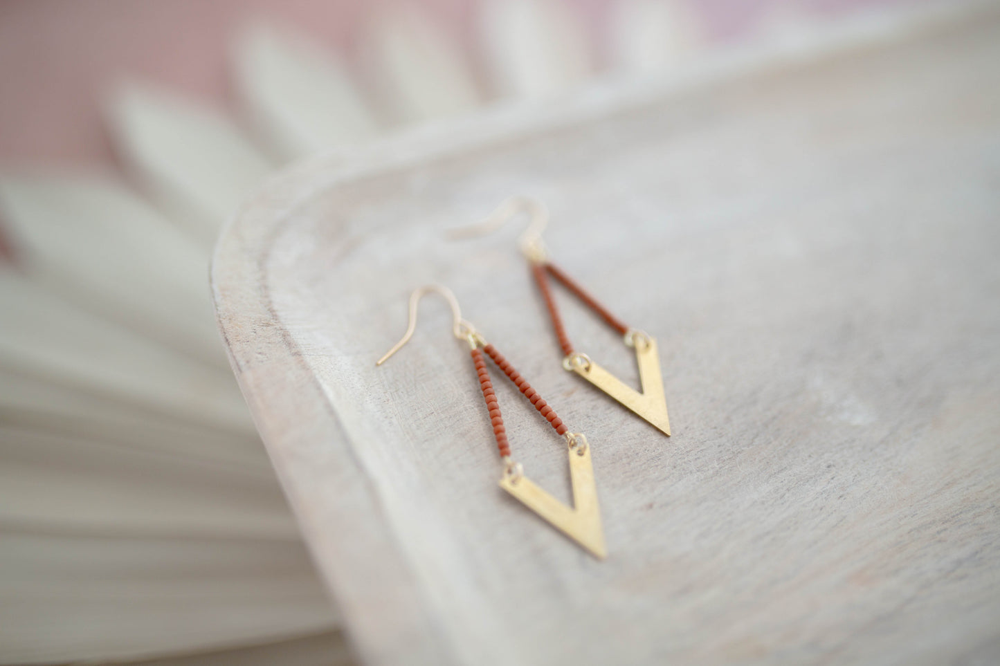 Beaded Earrings | Desert V | Desert Collection
