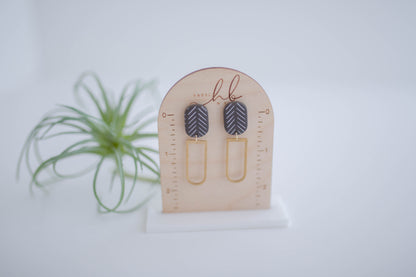 Clay Earrings | Simple Desert Dangles | Desert Collection