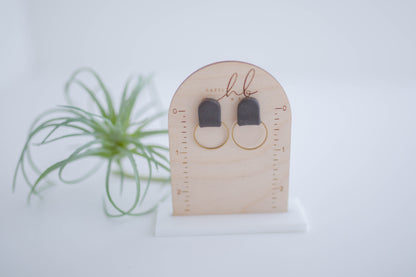 Clay Earrings | Simple Desert Studs | Desert Collection