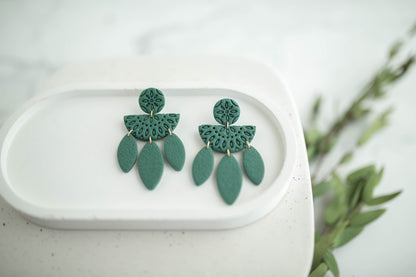 Clay Earrings | Boho Dangles | Earth+Sky Collection