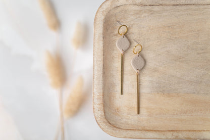 Clay Earrings | Simple Drop Dangles | All Things Fall Collection