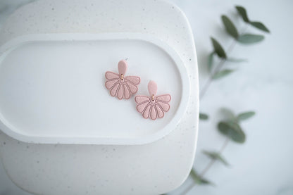 Clay Earrings | Boho Floral Dangles | Spring Fling Collection