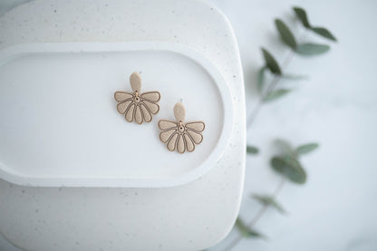 Clay Earrings | Boho Floral Dangles | Spring Fling Collection