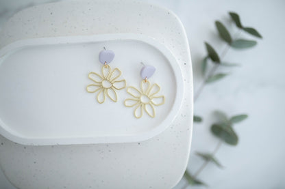 Clay Earrings | Groovy Spring Daisies| Spring Fling Collection
