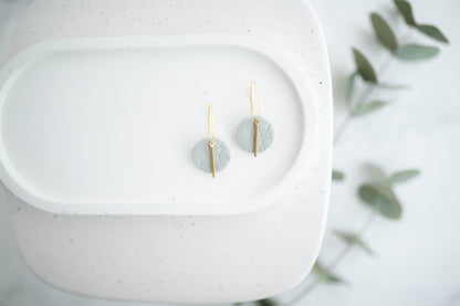 Clay Earrings | Mini Simple Circle Hoops | Spring Fling Collection