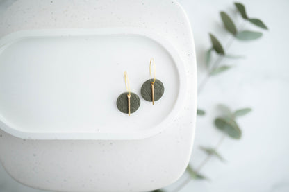 Clay Earrings | Mini Simple Circle Hoops | Spring Fling Collection