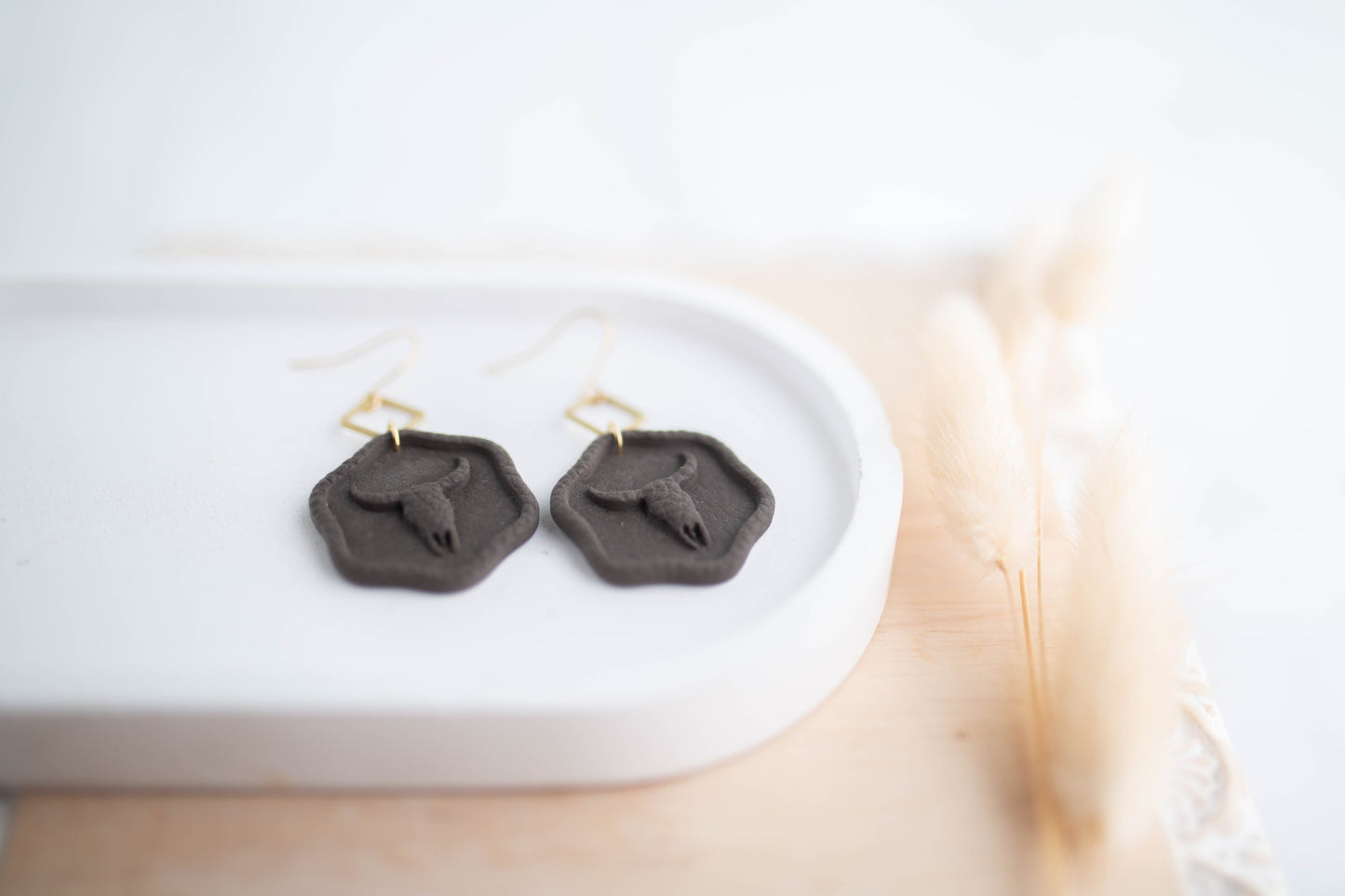 Clay Earrings | Stampede Dangles | Cozy Cowgirl Collection