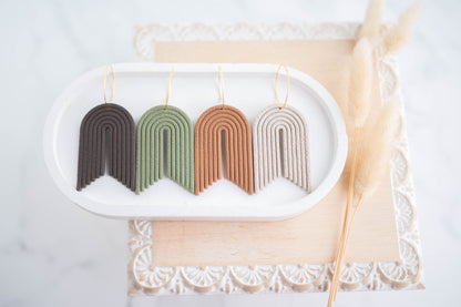 Clay Earrings | Cozy Arches | Cozy Cowgirl Collection