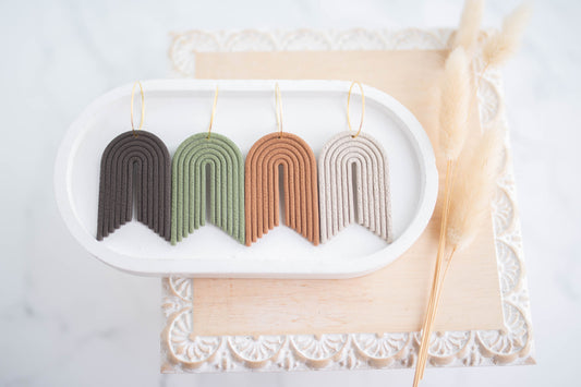 Clay Earrings | Cozy Arches | Cozy Cowgirl Collection