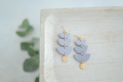 Clay earring | Tiered Dangles | Garden Collection