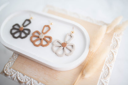 Clay Earrings | Wildflower Dangles | Cozy Cowgirl Collection