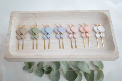 Clay earring | Drop Dangles | Garden Collection