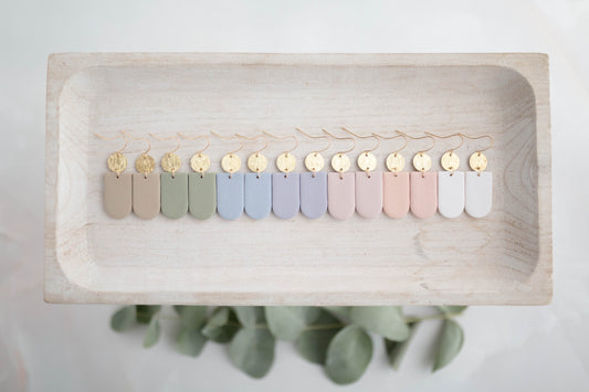 Clay earring | Simple Dangles | Garden Collection