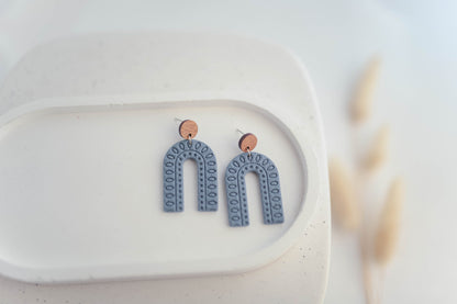 Clay Earrings | Boho Arch Dangles | Autumn Vibes Collection