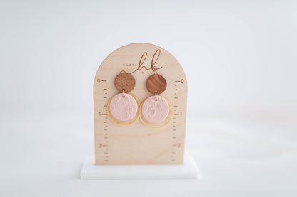 Clay earring | Flower Garden Drops | Garden Collection