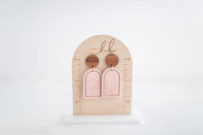 Clay earring | Poppy Garden Dangles | Garden Collection