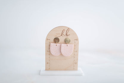 Clay earring | Polka Dot Dangles | Garden Collection